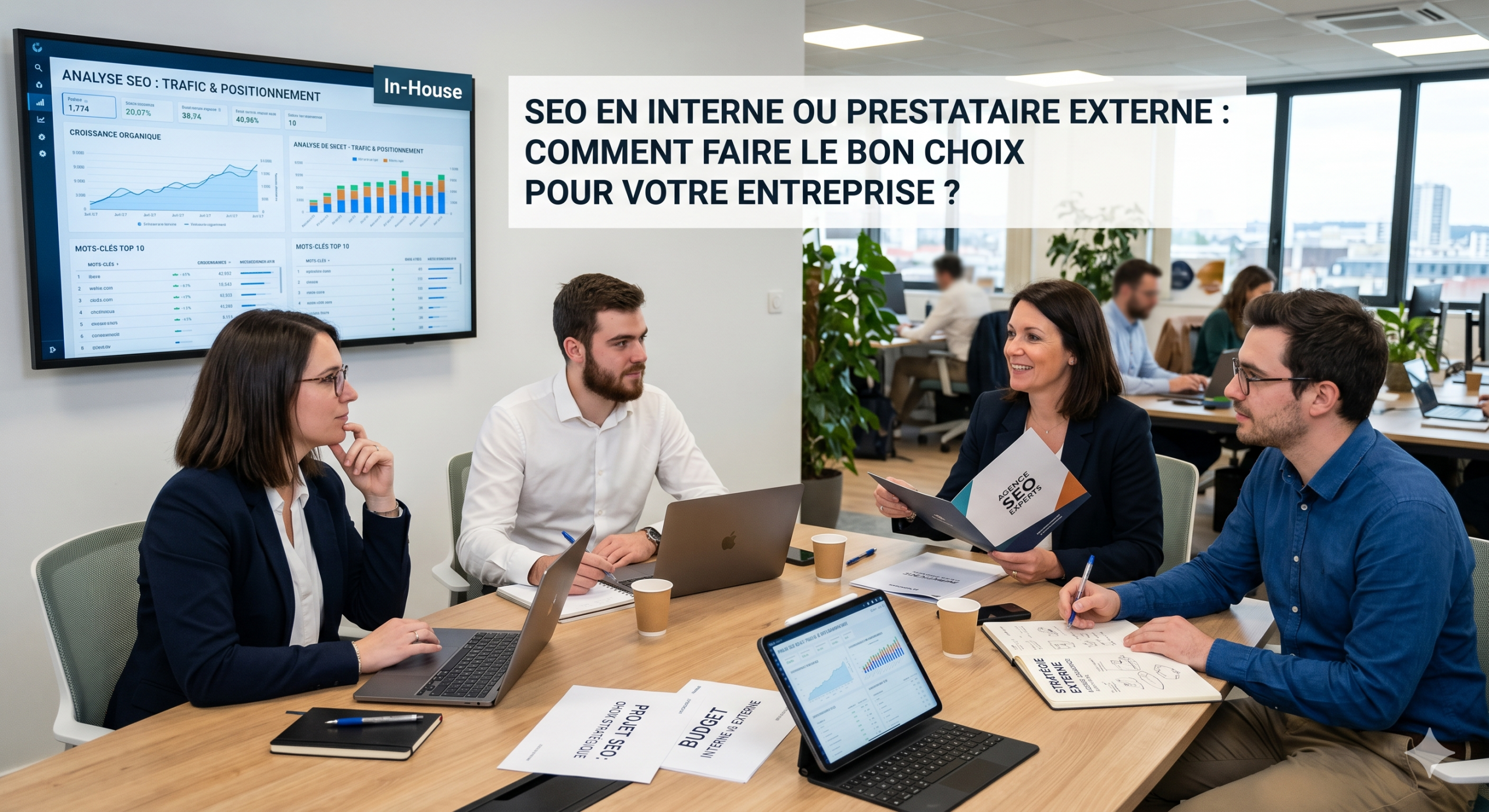 réunion décisionnaire entre seo externe et seo interne